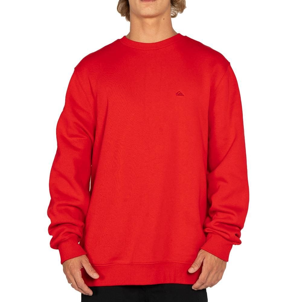Moletom Quiksilver Careca Embroidery WT25 Masculina Vermelho