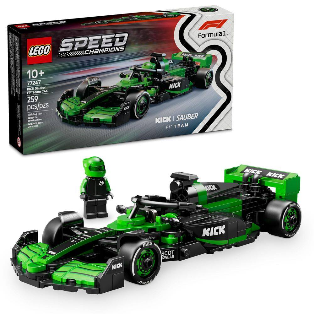 Conjunto de construção LEGO Speed Champions Kick Sauber F1 Team