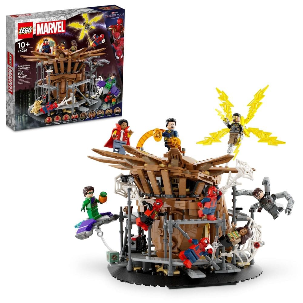 Conjunto de brinquedos de construção LEGO Marvel Spider-Man Final Battle 76261