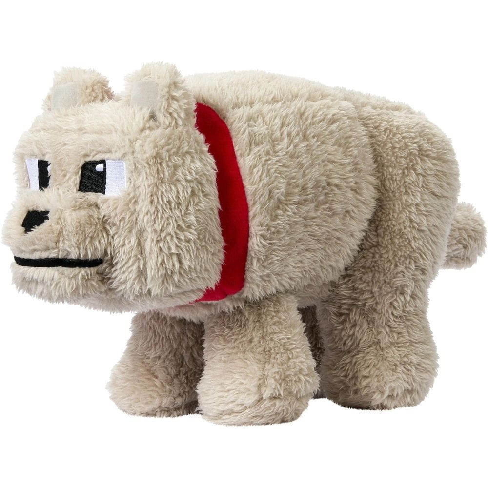 Boneca de pelúcia Mattel Minecraft Dennis The Wolf 20cm