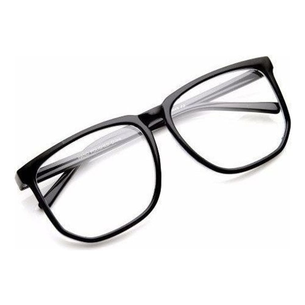 Armação Nerd Retrô Grande Para Óculos