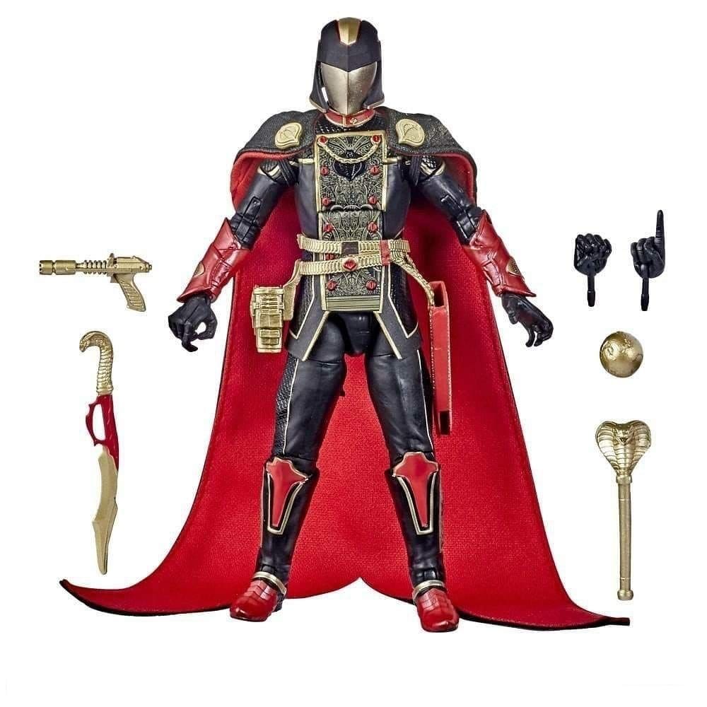 Boneco de ação Hasbro G.I. Joe Classified Series Snake Supreme Cobra Commander 15 cm