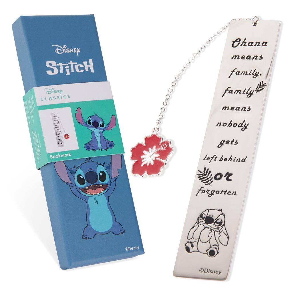Marcadores de metal Disney Inspirational Quote & Charm Silver