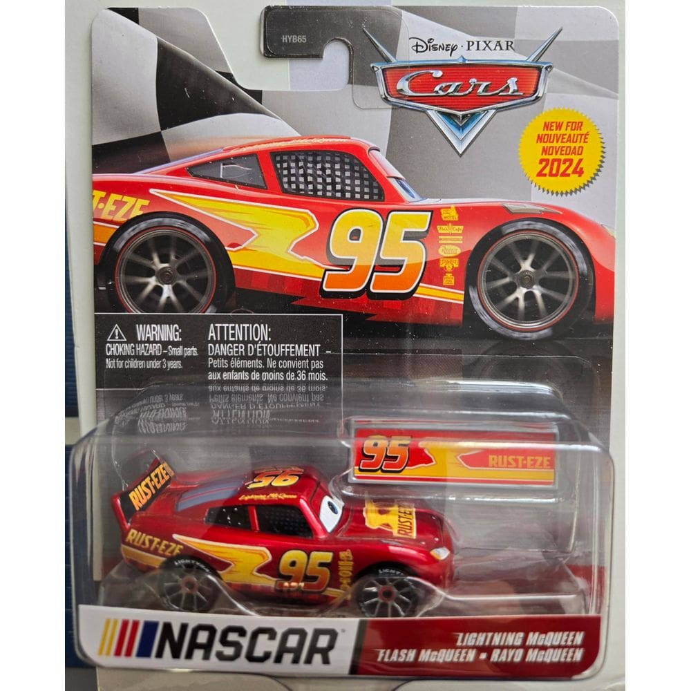 Carros fundidos sob pressão Disney Cars NASCAR Lightning McQueen 2024