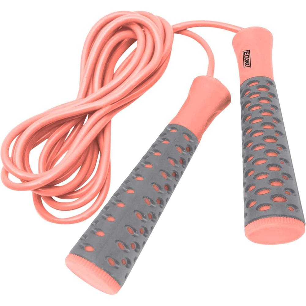 Jump Rope EDX da Endurance Fitness ajustável de 10 pés - Coral
