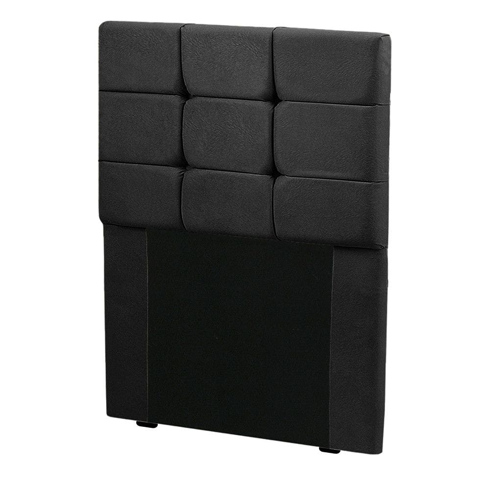 Cabeceira Para Cama De Solteiro 90cm Julia Veludo Preto