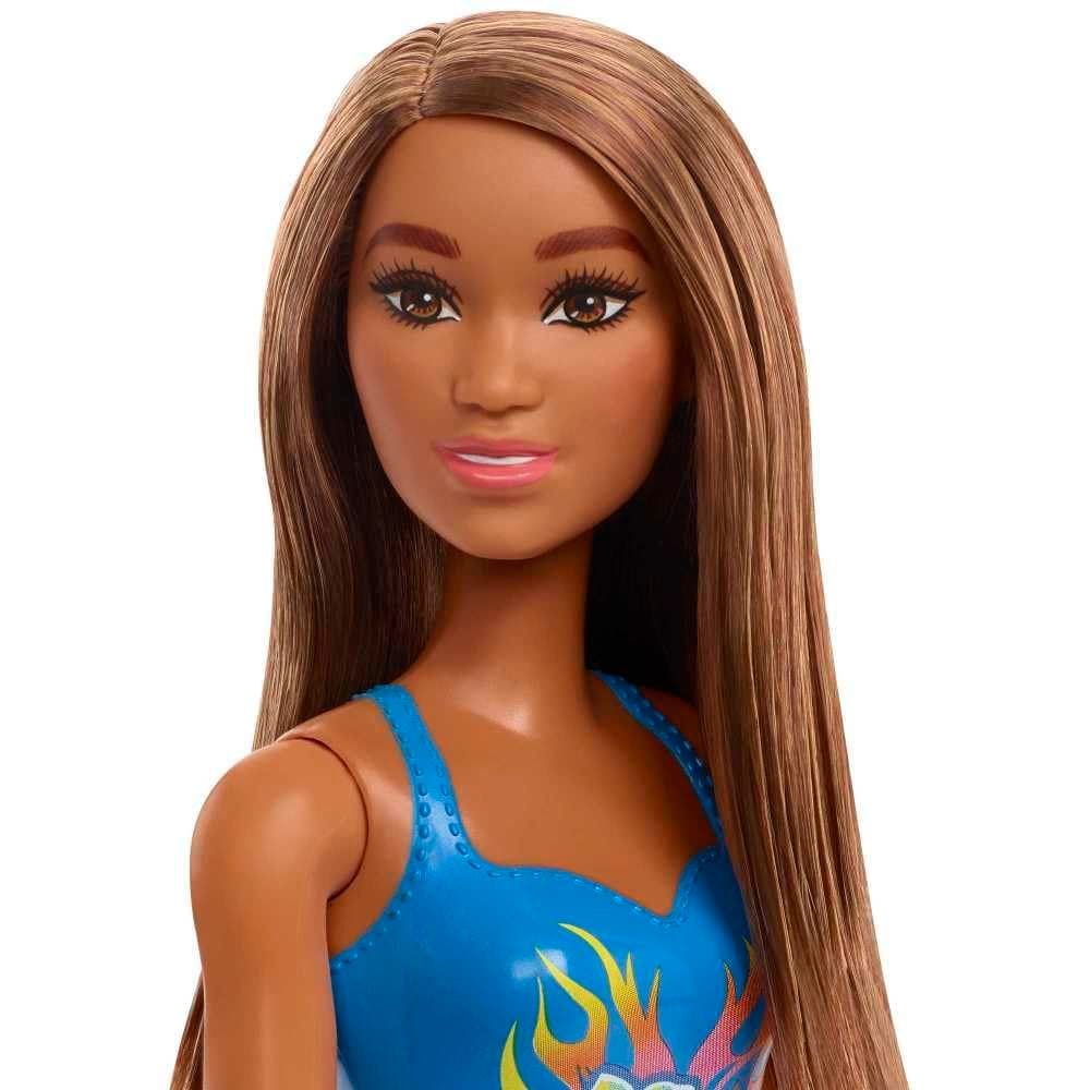 Boneca Barbie Beach Blue Roupa de banho HDC51 FFY05