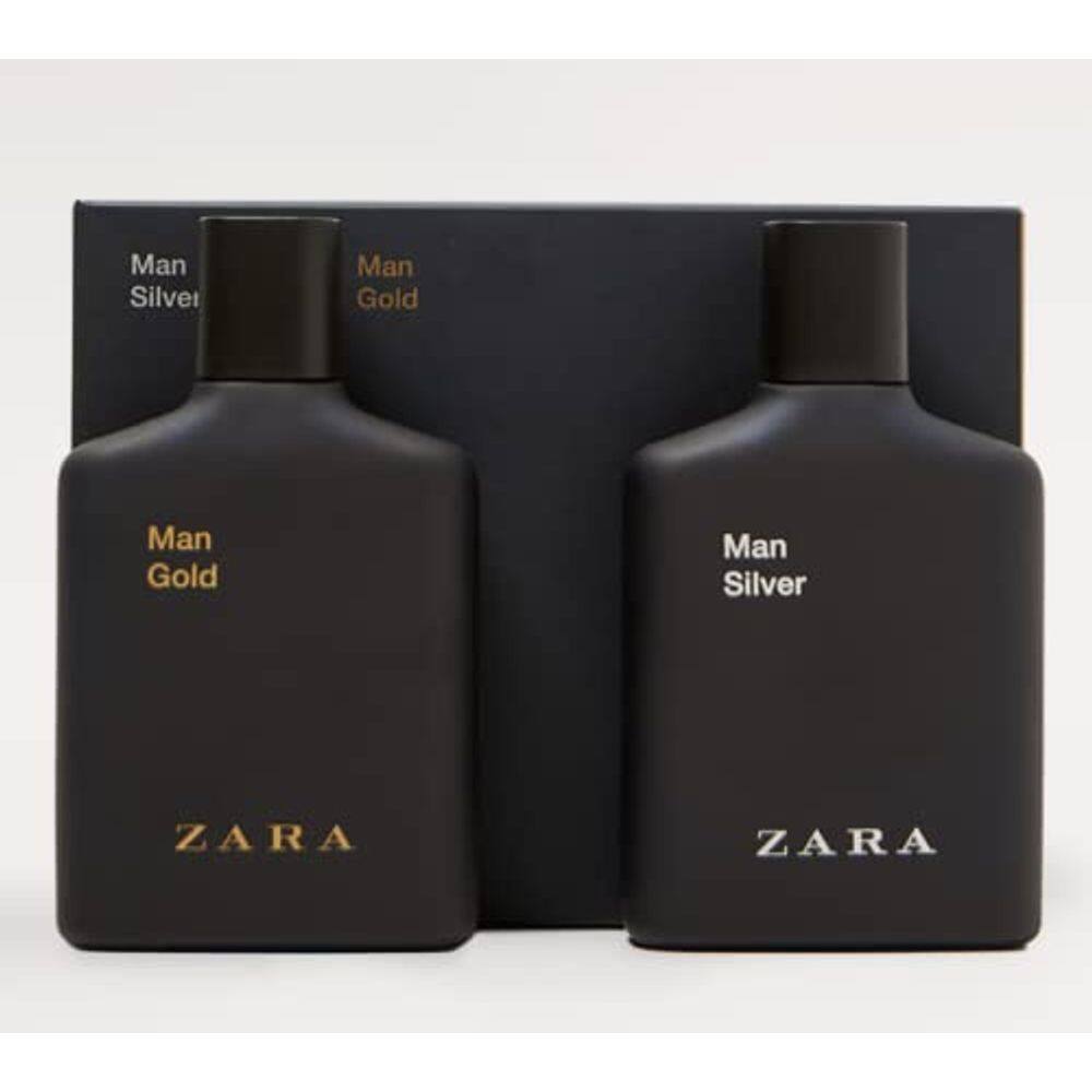 Perfume Zara Man Gold e Zara Man Silver EDT 100ml