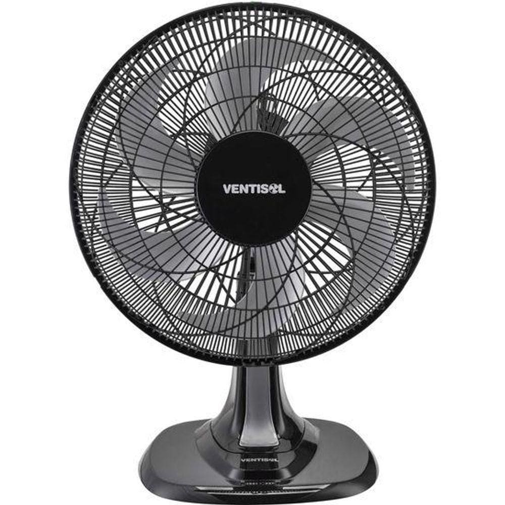 Ventilador De Mesa Ventisol Turbo 6 40cm Preto-cinza 127v f002