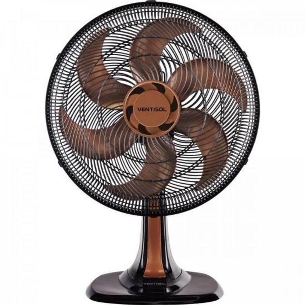 Ventilador De Mesa Ventisol Turbo 6 40cm Bronze 220v f002