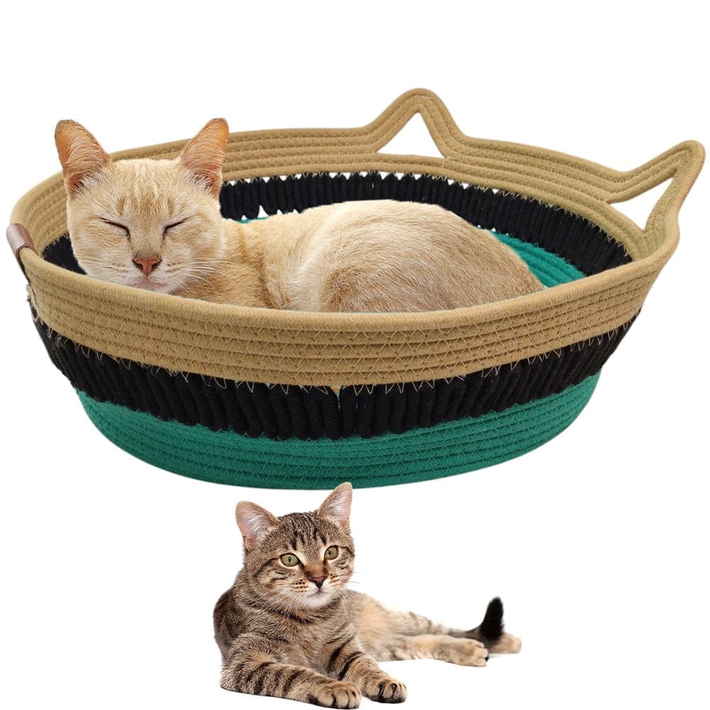 Cama Gato Rasqueavel Ninho Cestinho Arranhador Pet Felino Cao Bichinho Animais Estimaçao Domestico Caminha