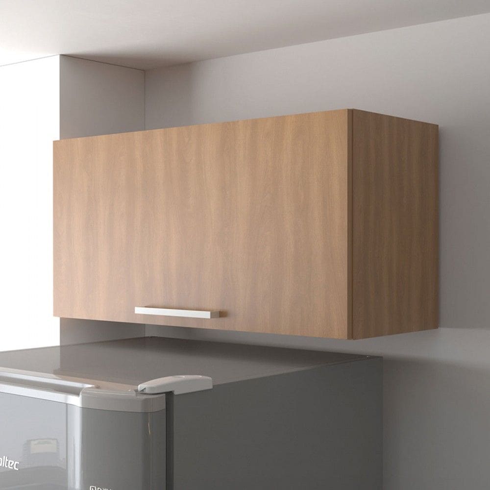 Armário Aéreo Cozinha 80cm 1 Porta Cz3119 Freijó - Tecno Mobili