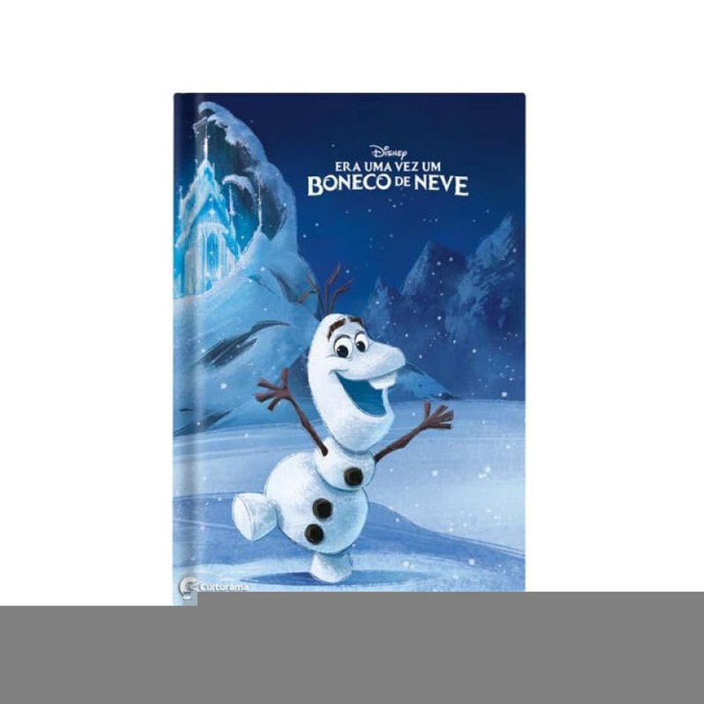 Livro De Histórias Capa Dura - Era Uma Vez Um Boneco De Neve