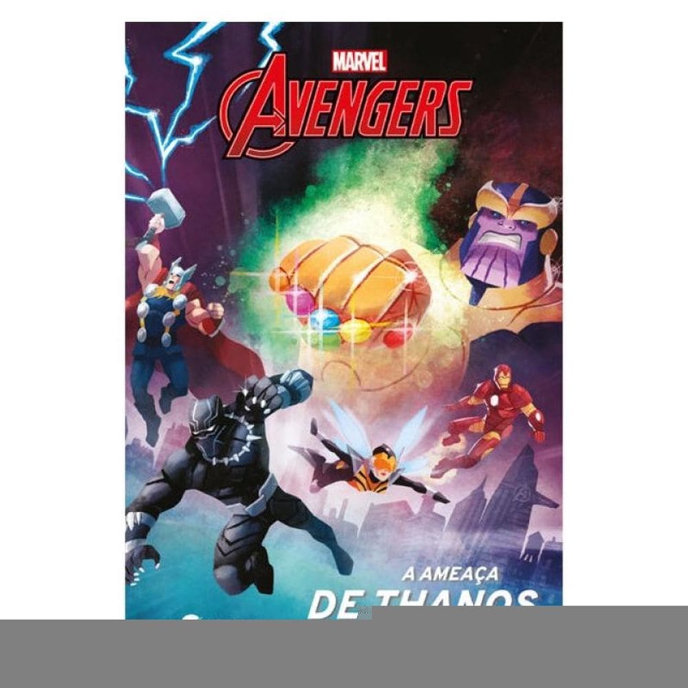 Livro De Histórias Capa Dura - Vingadores: A Ameaça De Thanos