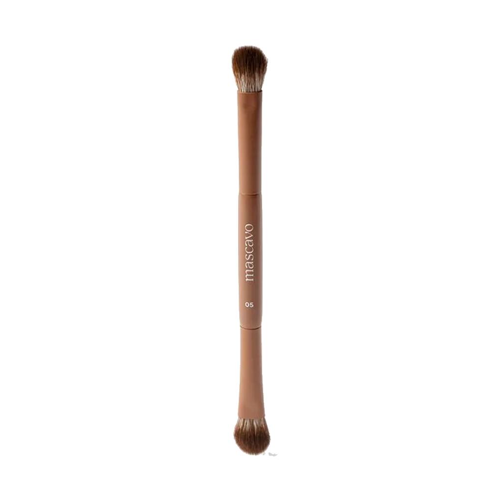 Pincel de Maquiagem Duplo para Sombra Pro Series 05 - Mascavo