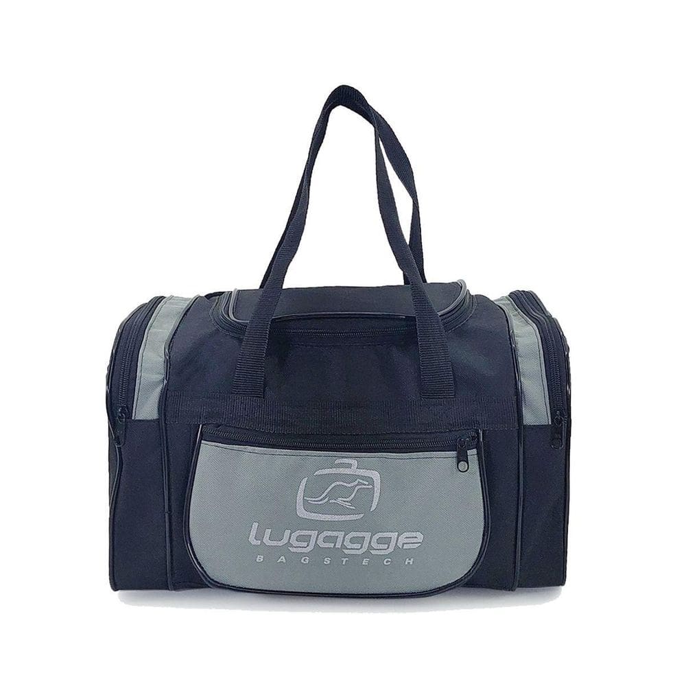 Bolsa Mini Sacola Mao Mala De Viagem Academia Pequena Cinza