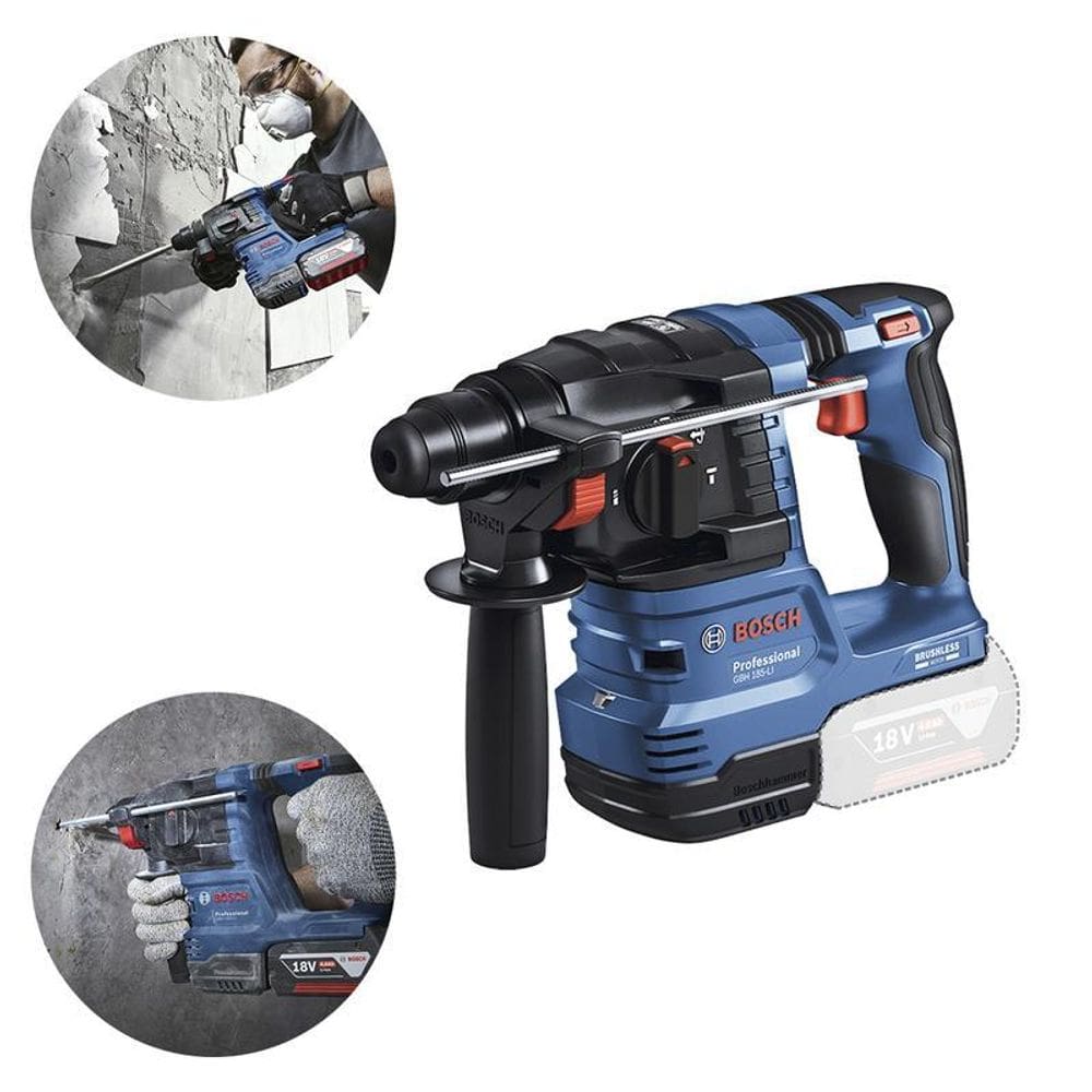 Martelete Bosch Demolid Gbh185-Li 18V Brush Sem Bateria