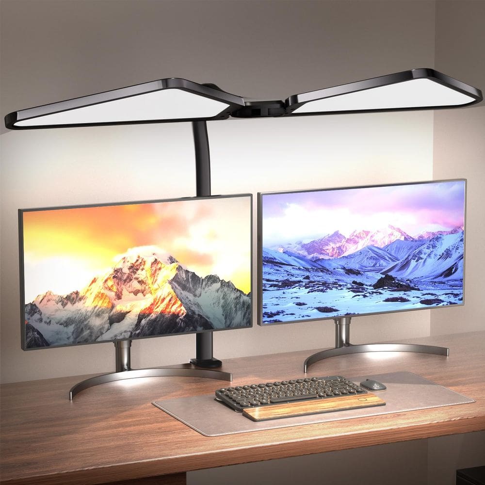 Lâmpada de mesa LED talkhigh para escritório doméstico com clipe e giro