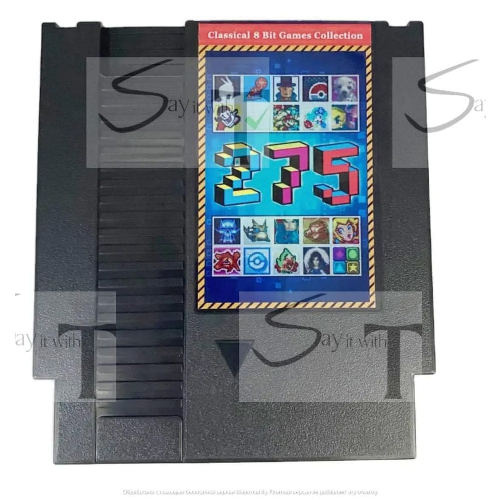 Multicart SAY IT WITH T 275 em 1 Super Cartridge NES Games