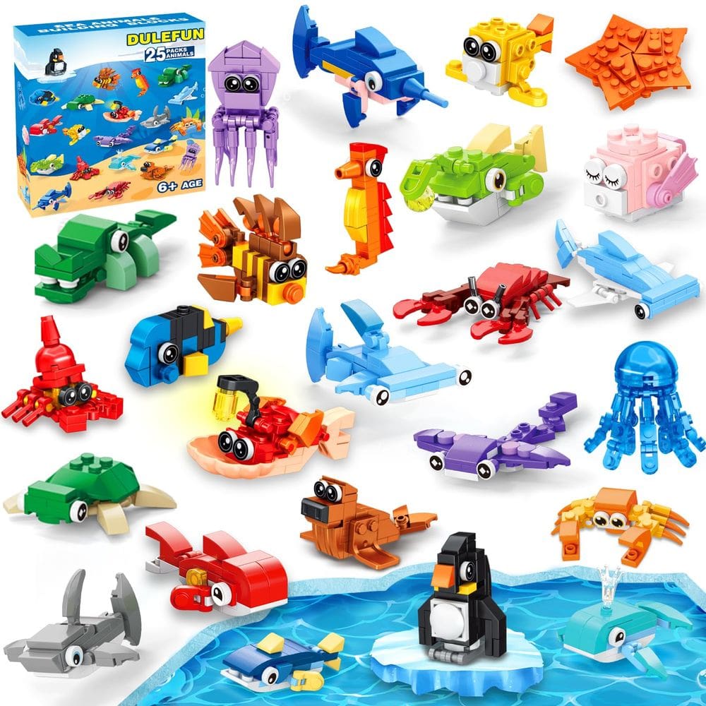 Building Blocks DULEFUN, 25 pacotes de lembrancinhas de festa para crianças com mais de 6 anos