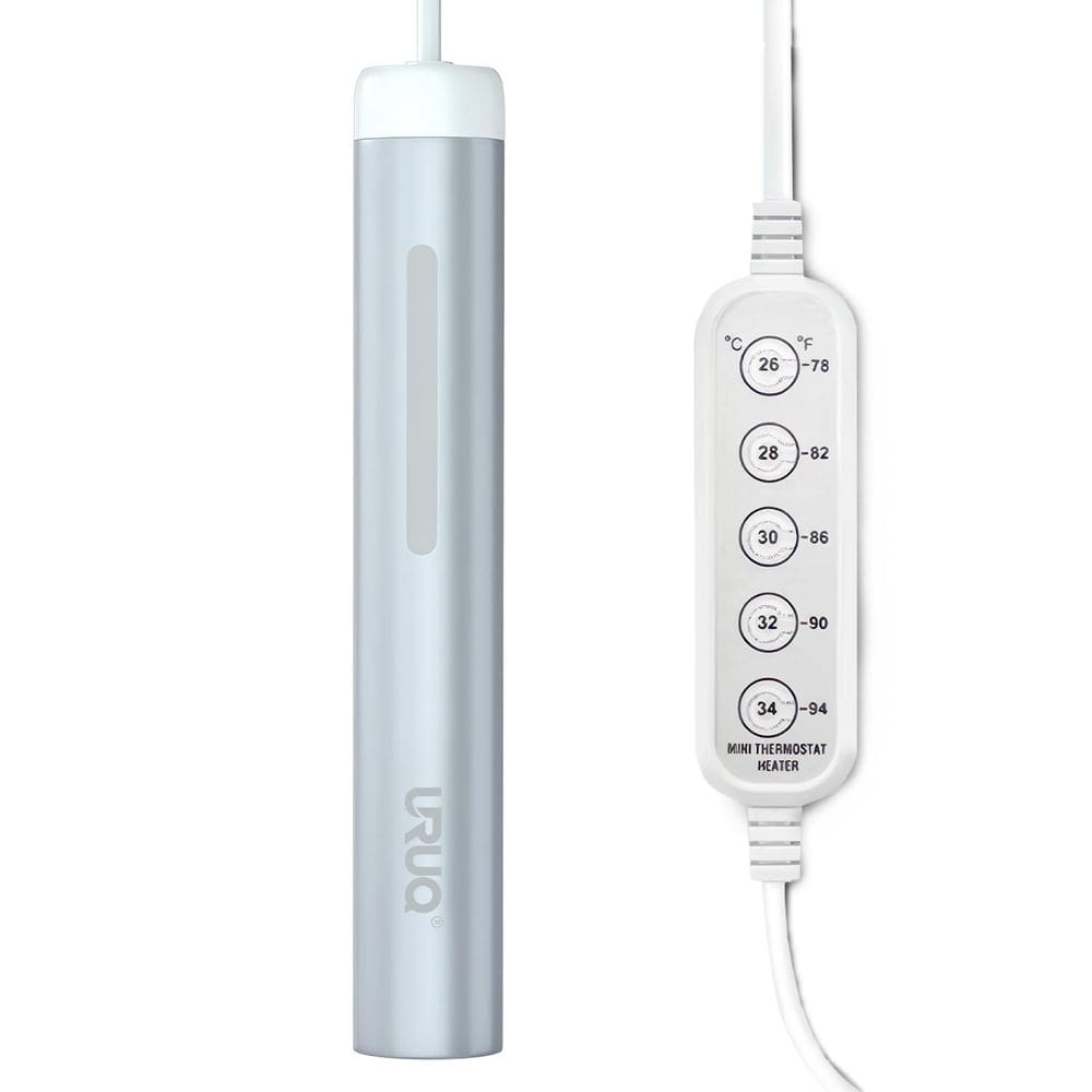 Aquecedor de aquário URUQ 25W submersível ajustável 100-350ml