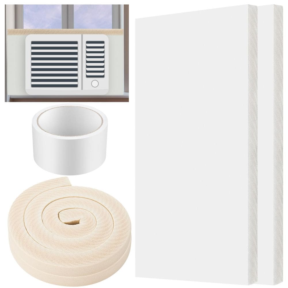 Kit de painéis de espuma isolados para ar condicionado de janela Pangda