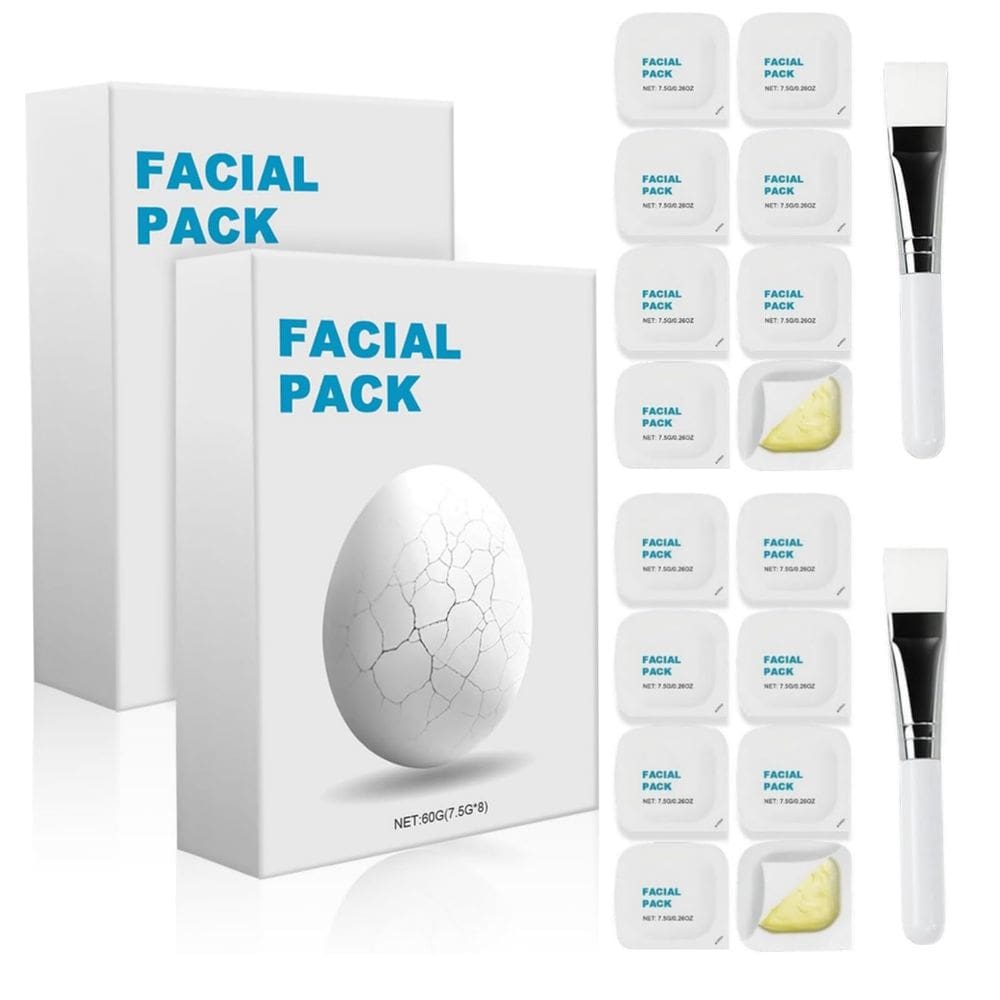 Máscara facial QXUQXU Hidratante e Anti-Rugas (2 unidades)