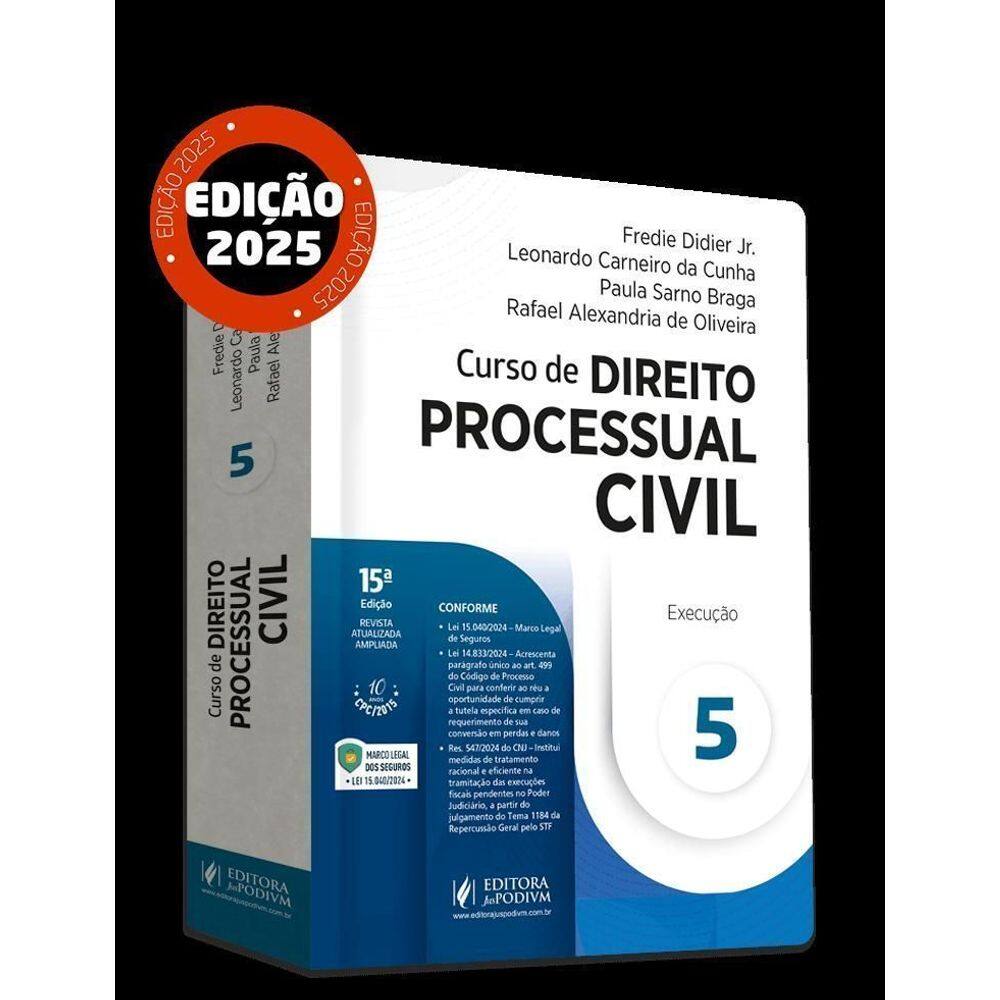 Curso De Direito Processual Civil - V.5 - Execução - (04ED/2025)