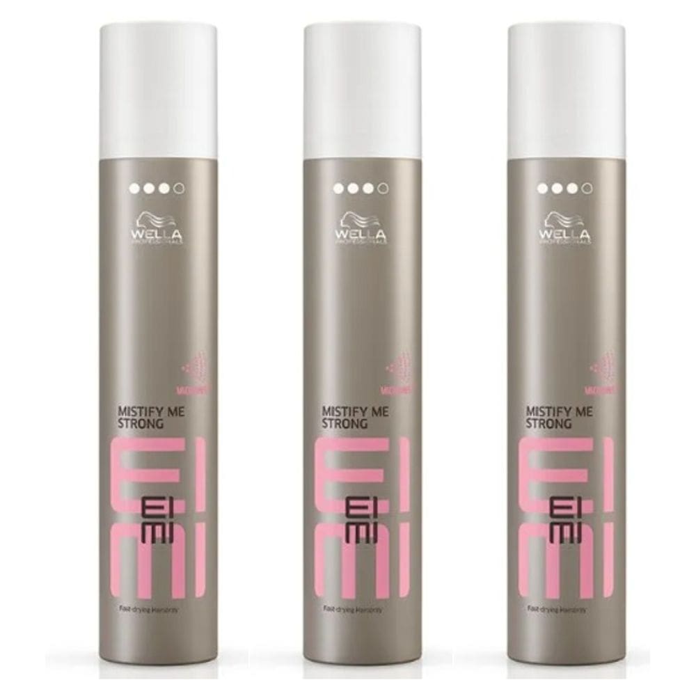 Kit EIMI Spray Fixador Mistify Me Strong 500ml | 3un | Wella