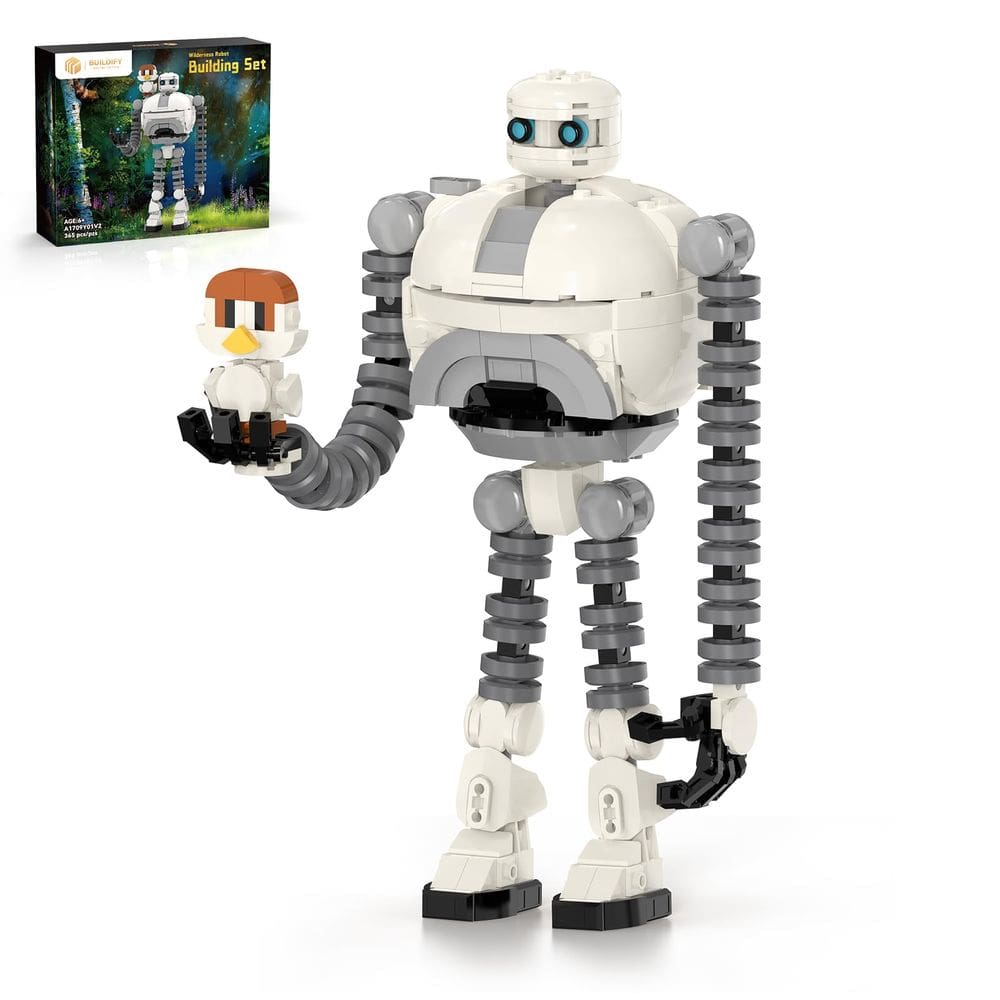 Conjunto de construção BUILDIFY Wildarness Robot Roz & Brightbill 8-14