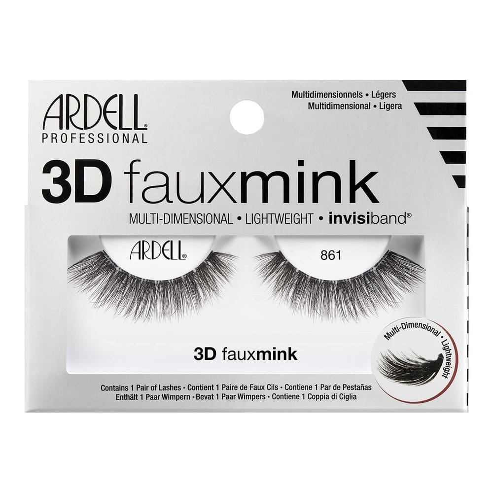 Cílios postiços Ardell 3D Faux Mink 861, 4 pares