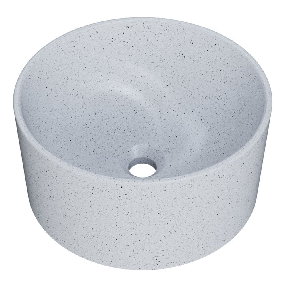 Cuba Pia Para Banheiro Redonda 26cm Celine C08 Branco Granit - Mpozenato