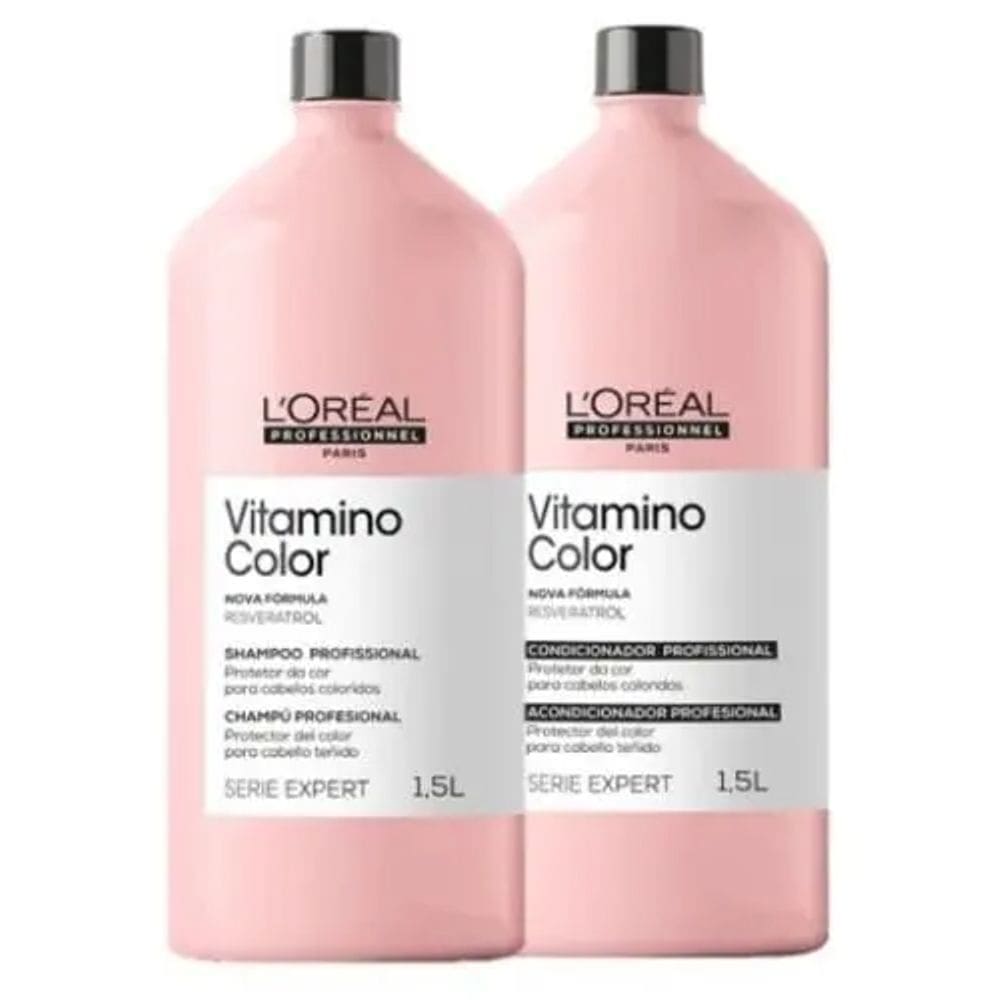 Kit Vitamino Color Shampoo + Condicionador 1,5L | LÓreal