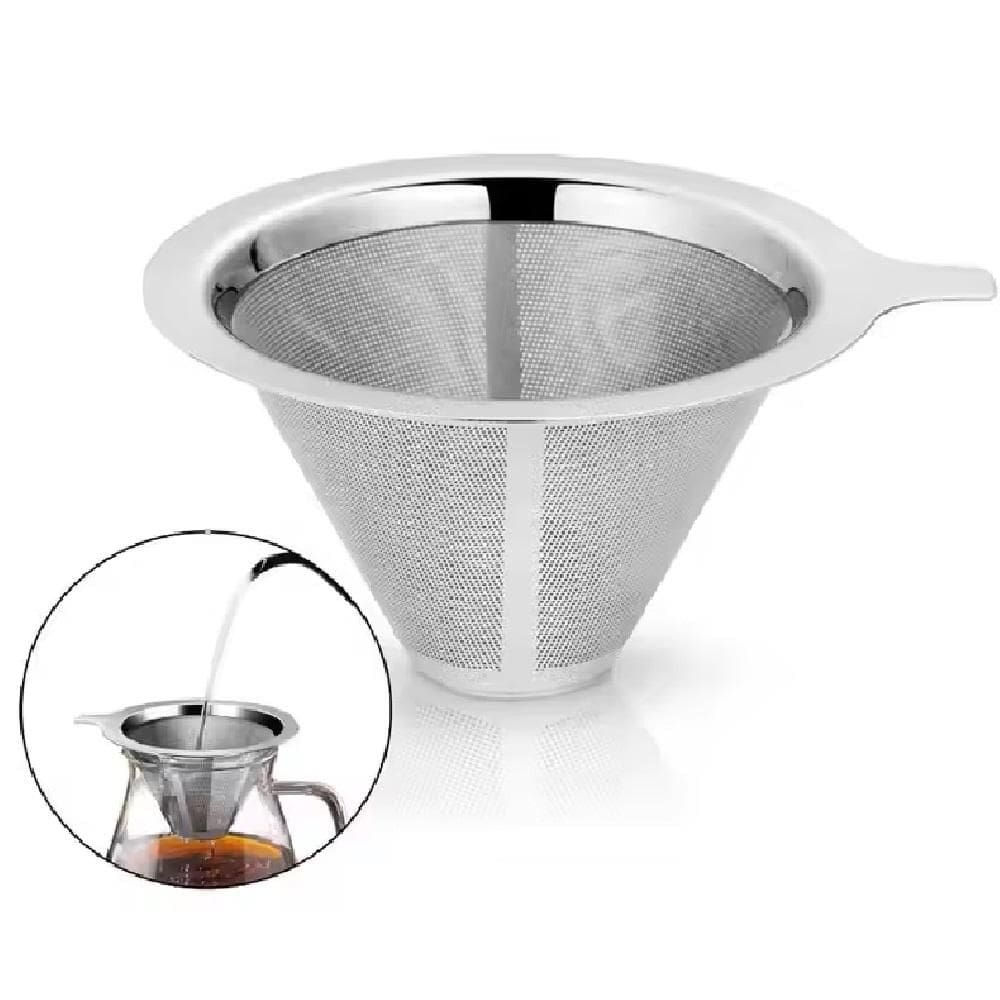 Mini Coador De Cafe Filtro Reutilizavel Penera Cha Sem Papel Portatil Viagem Trabalho Camping