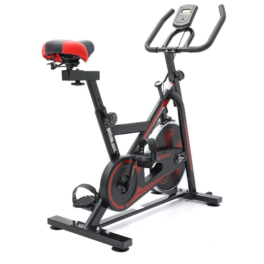 Bicicleta Ergometrica Spinning 120Kg Semi Profissional Ciclo Tela Lcd Digital Fitness Treino Exercicios