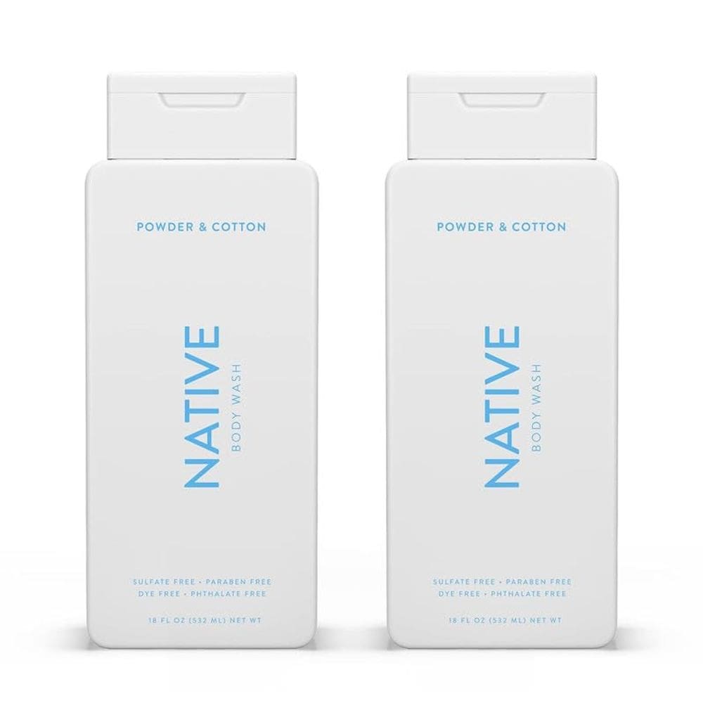 Sabonete líquido nativo em pó e perfume de algodão 532 ml - pacote com 2