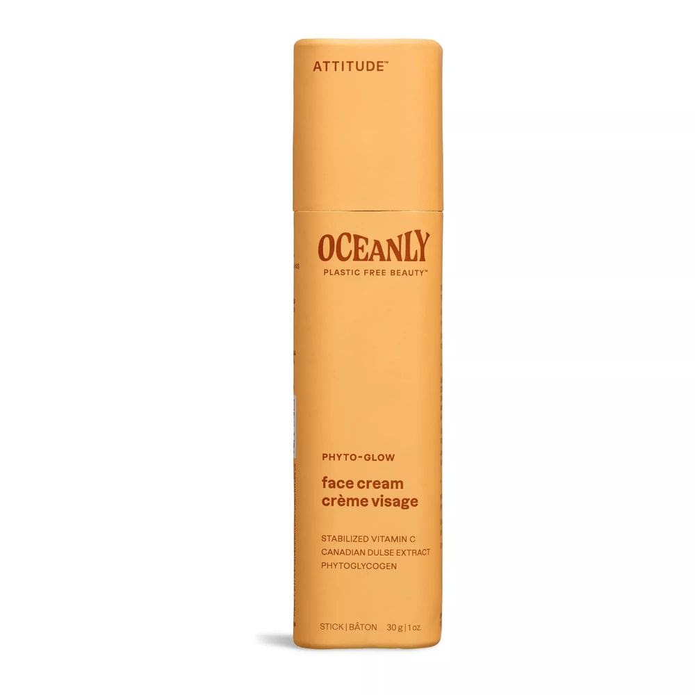 Creme facial em bastão ATTITUDE Oceanly PHYTO GLOW 30mL sem perfume