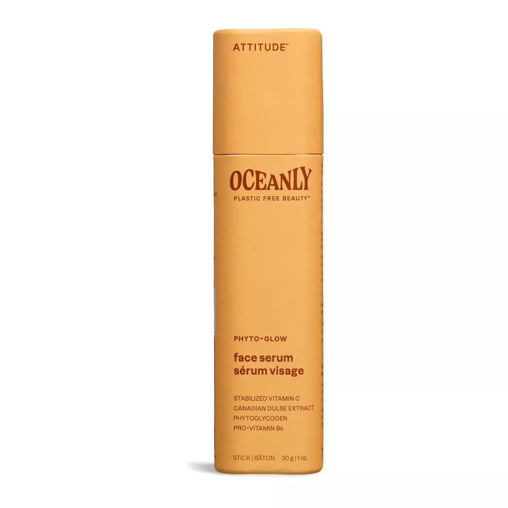 Sérum facial em bastão ATTITUDE Oceanly PHYTO GLOW 30 ml sem perfume