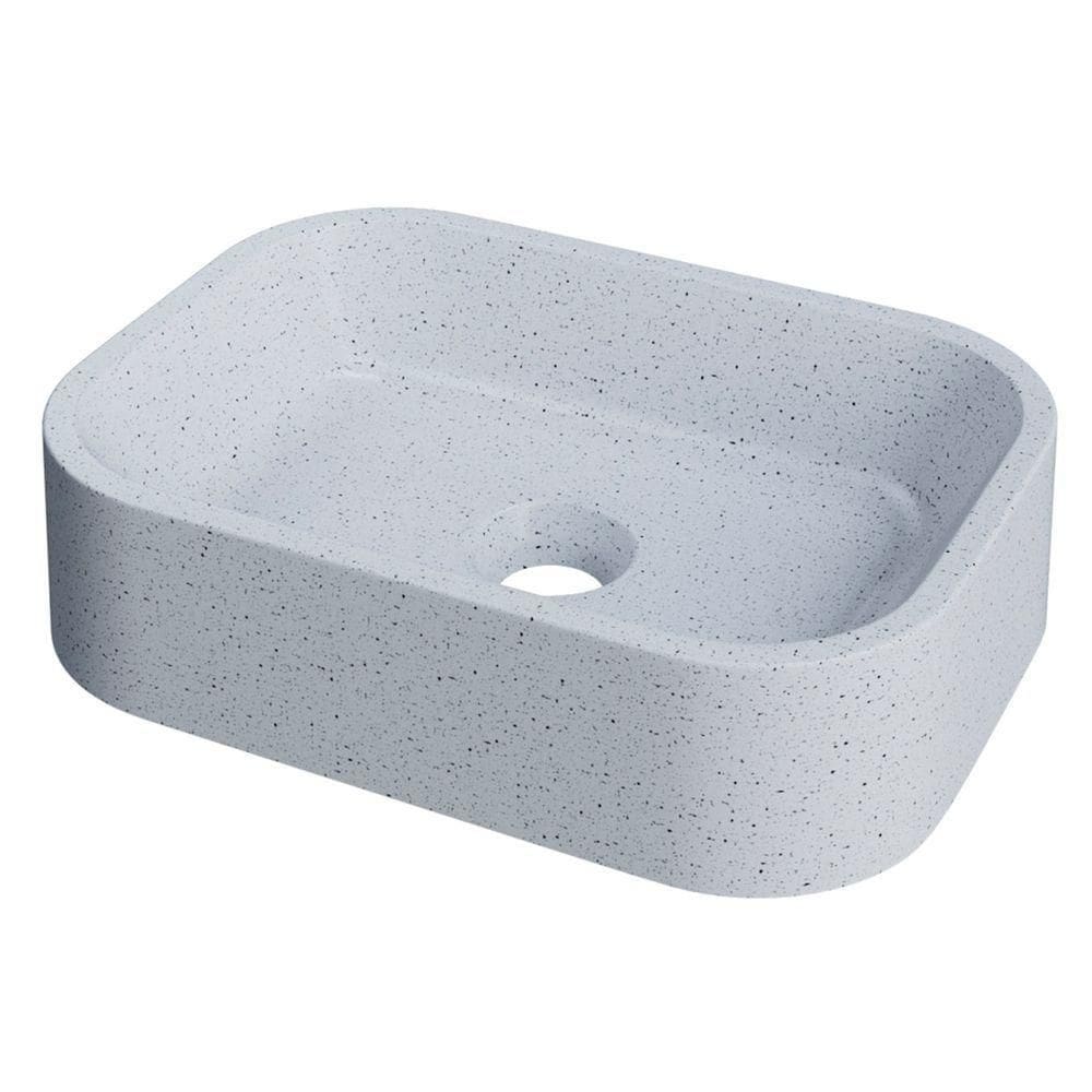 Cuba Pia Para Banheiro Retangular 38cm Dalila C08 Branco Granit Mpozenato