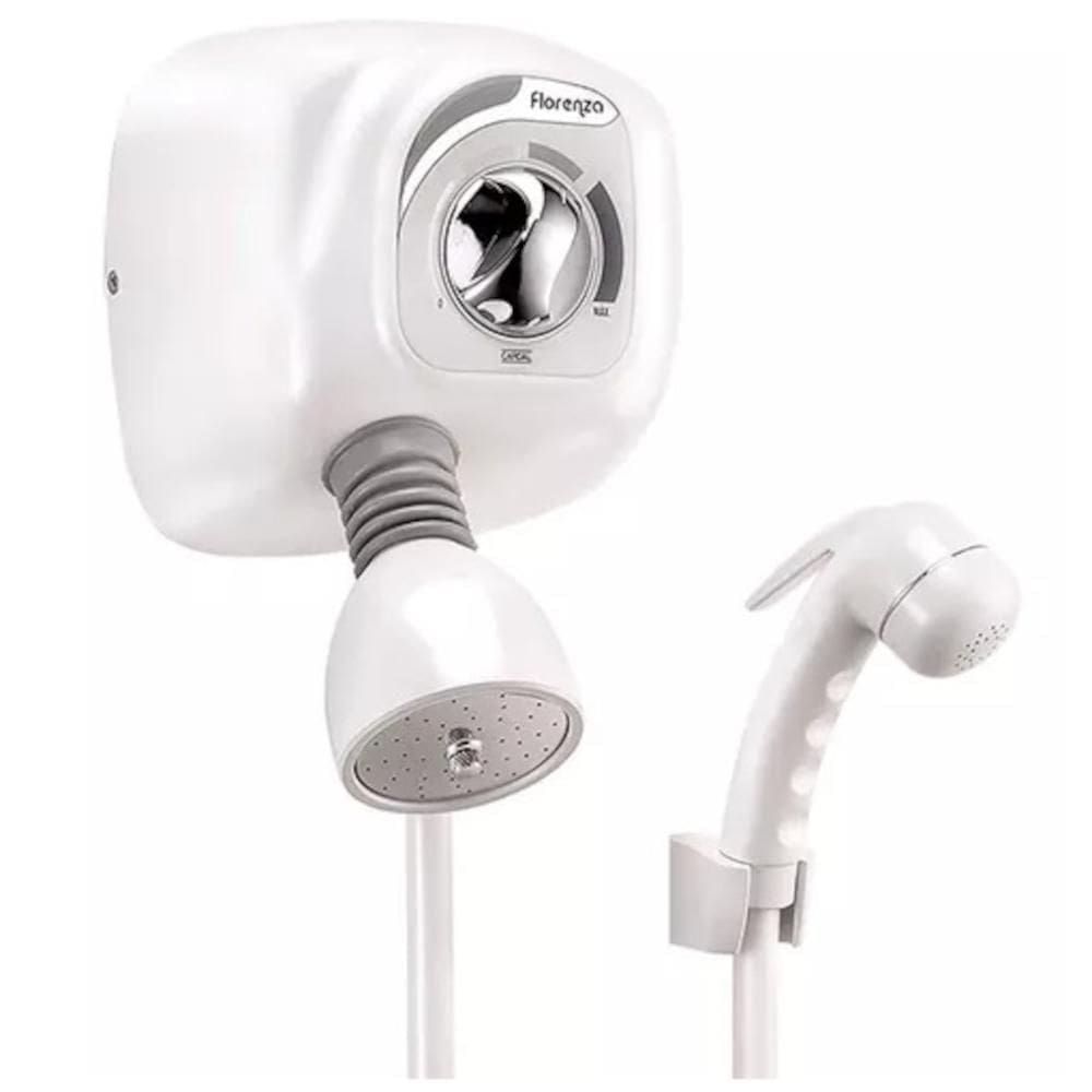 Ducha Chuveiro Elétrico Com Desviador Florenza Branco Cardal 220V