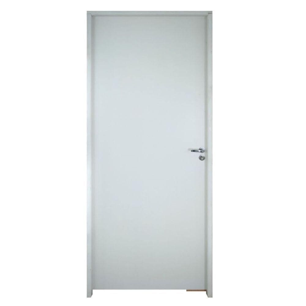 Porta Lisa Prime Batente Regulável 16-20 Cm E Guarnição 82 X 2.10 Lado Esquerdo - Rodam