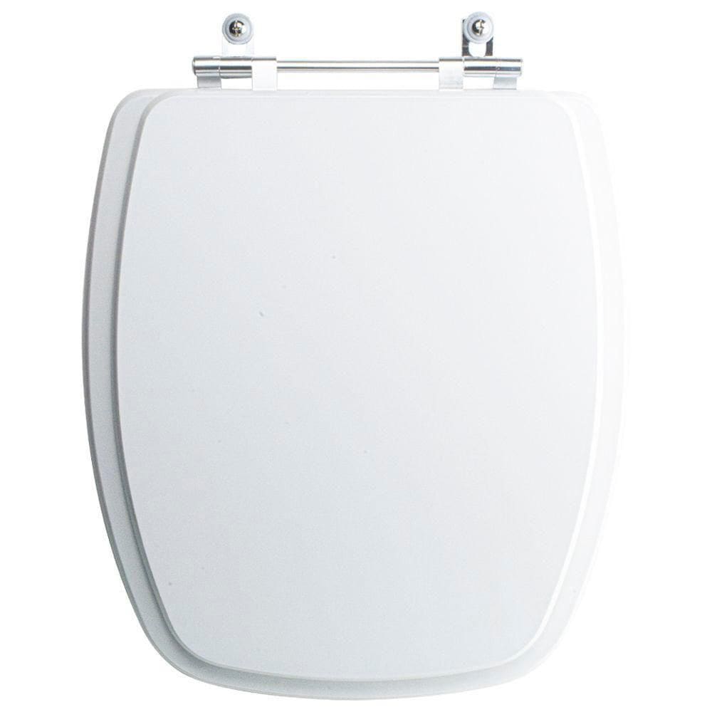 Tampa Vaso Sanitário Poliester Acrilico Viseu Branco Para Bacia Luzarte