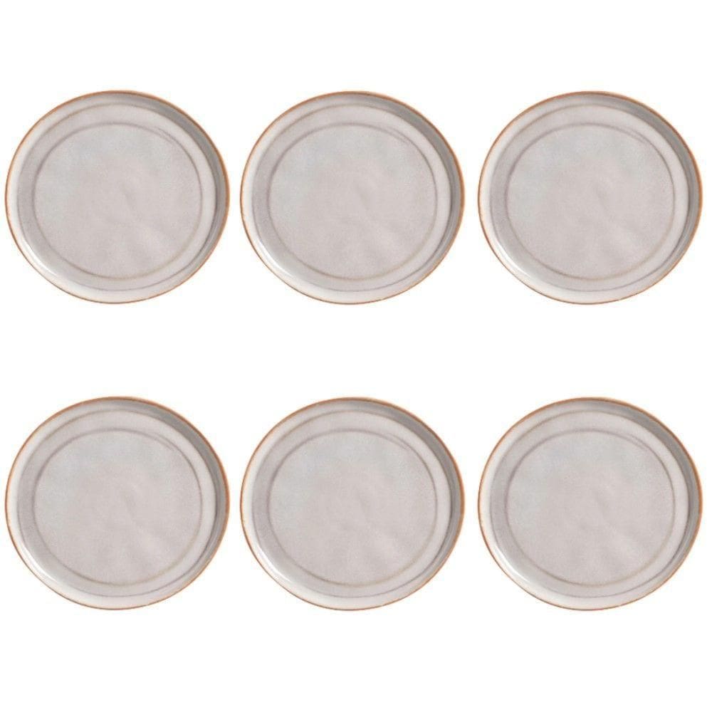 Conjunto De Pratos Rasos 06 Peças Bio Tempus Porto