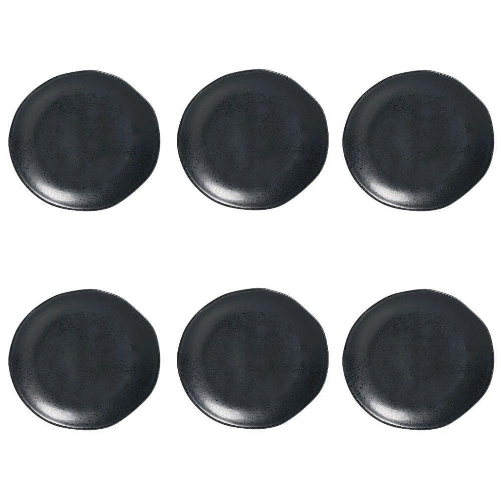 Conjunto De Pratos De Sobremesa 06 Peças Orgânico Eclipse Porto