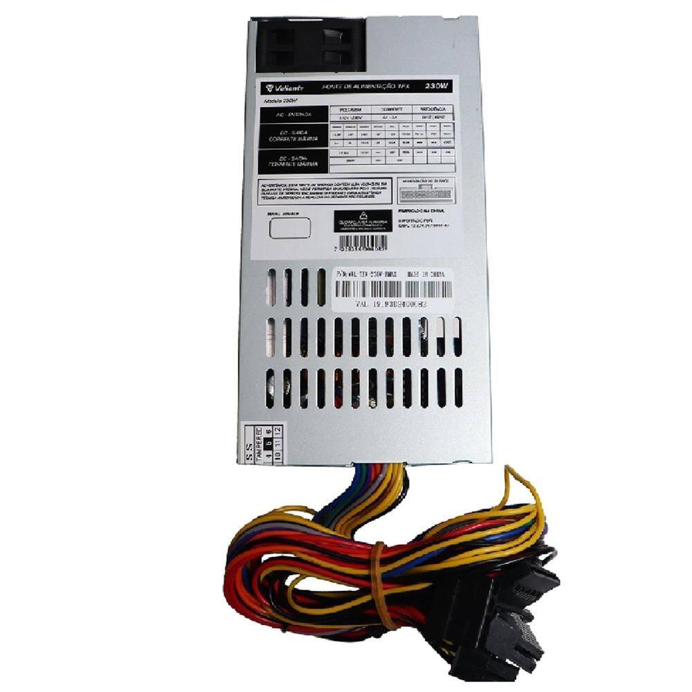 Fonte Valianty TFX PMAX, 230W, Bivolt, Desktop, ATX, Cinza