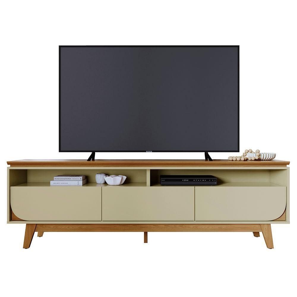 Rack Bancada De 75 Pol 200cm Celina Z10 Cumaru Opala Mpozenato