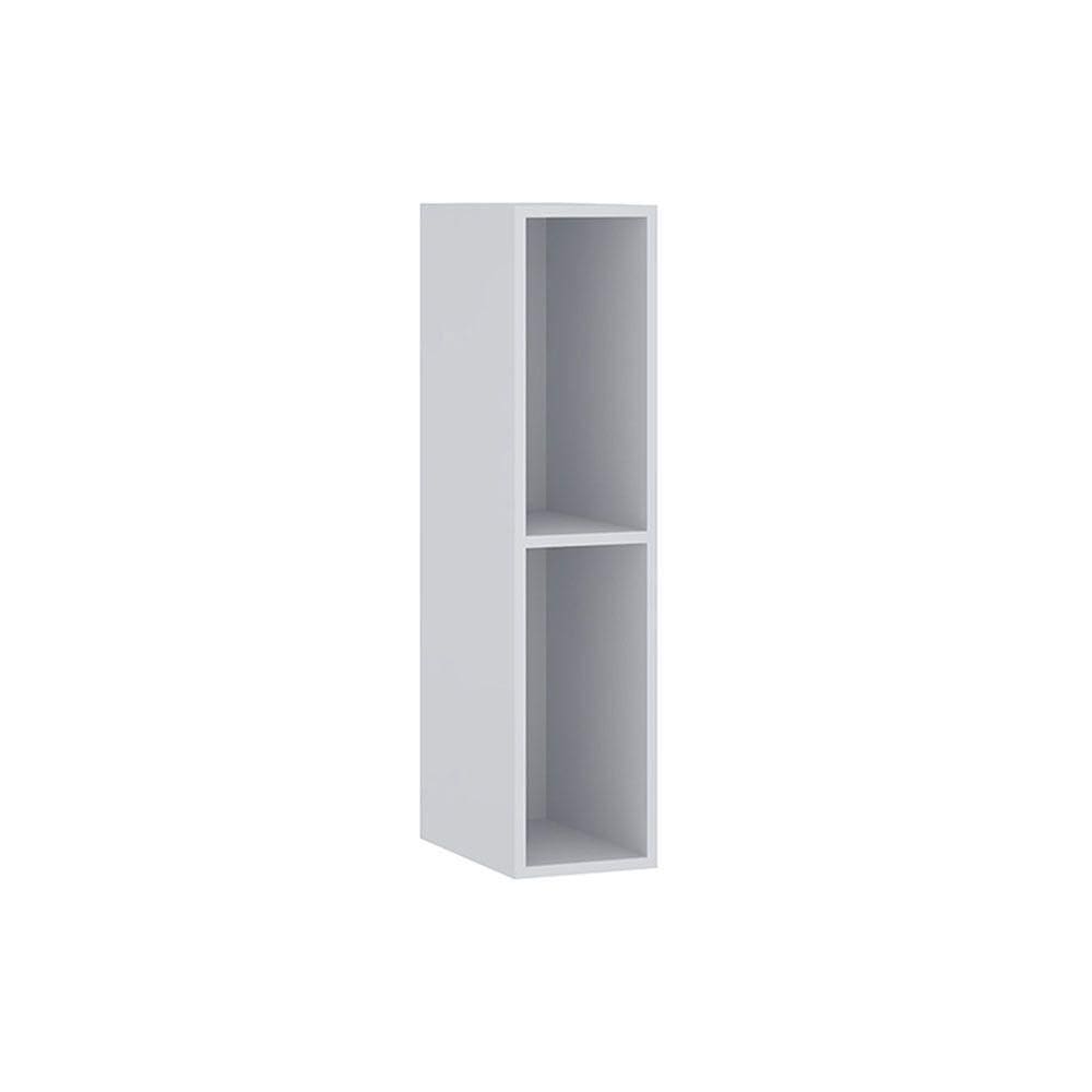 Nicho Vertical 20cm Premium Luciane Móveis Cinza Cristal