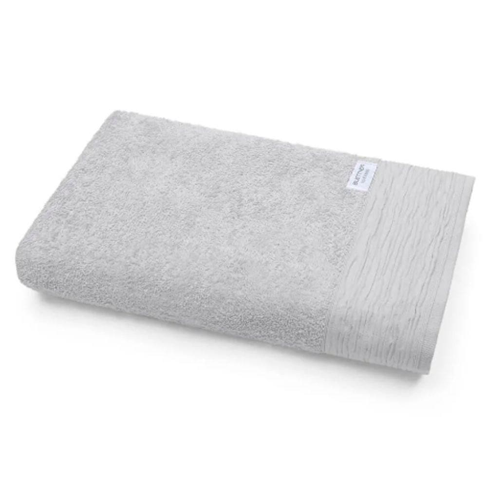 Toalha Banho Buettner Nobre 100% Algodão Fio Penteado Everest 70cm X 140m Prata