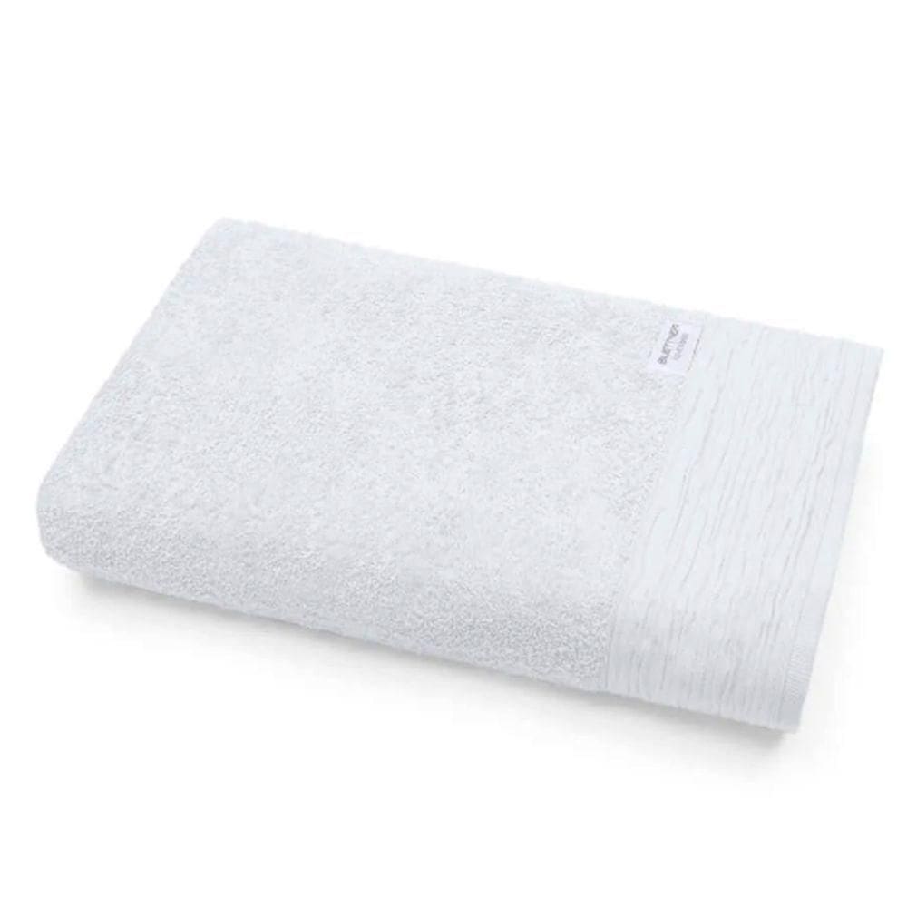 Toalha Banho Buettner Nobre 100% Algodão Fio Penteado Everest 70cm X 140m Branca
