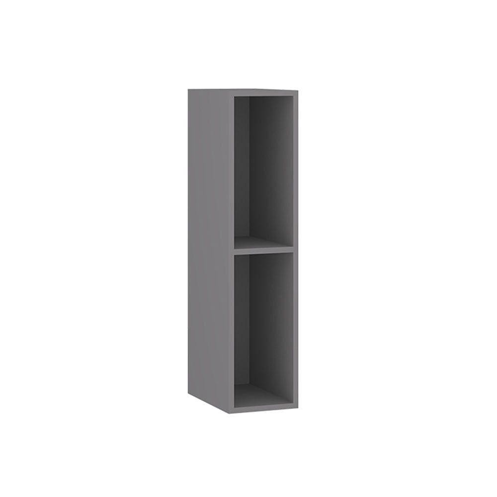 Nicho Vertical 20cm Premium Luciane Móveis Cinza Puro